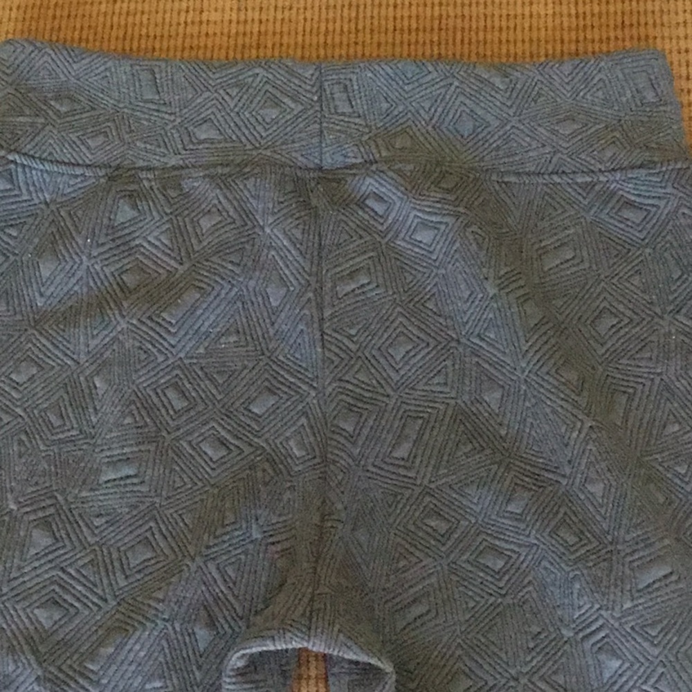 Merona Medium Blue geometric print leggings - Picture 7 of 7